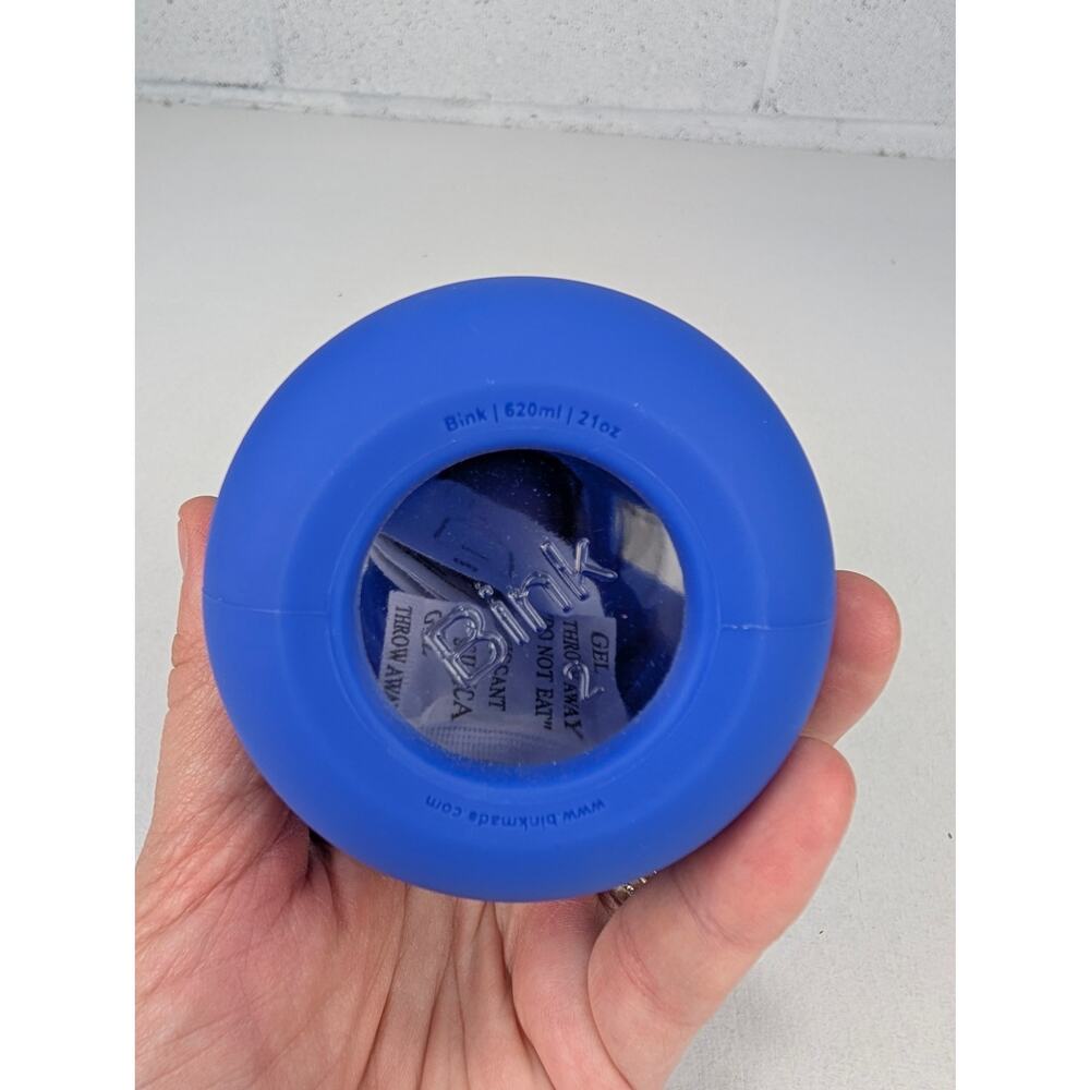 Bink 21 oz Day Bottle W/Carry Cap - Cobalt Blue - Borosilicate Glass - Picture 7 of 7